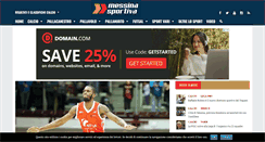 Desktop Screenshot of messinasportiva.it